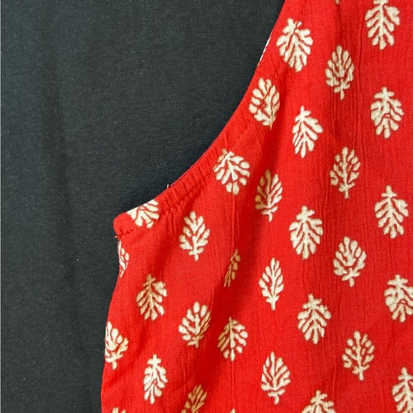 Eddie Bauer Red Patterned Tank Top - Picture 4 of 6